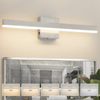 Nickel Bathroom Vanity Light 23.6 inch, 20W Dimmable 5CCT LED Bathroom Light by Eicrkodn