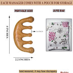 Wooden Massage Comb, Wooden Scalp Massager, Scalp Gua Sha - Image 5