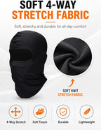 SATINIOR 6 Pcs Ski Mask Cover Balaclava Full Face Mask Summer Face Cover UV - Image 4