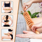 KintKita 3 in 1 Wood Therapy Massage Tool, Wooden Lymphatic Drainage Massager - Image 2