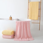 REDKISS Microfiber Bath Towels Set of 4-27x55 Inch Large Waffle Bath Towels - Image 5