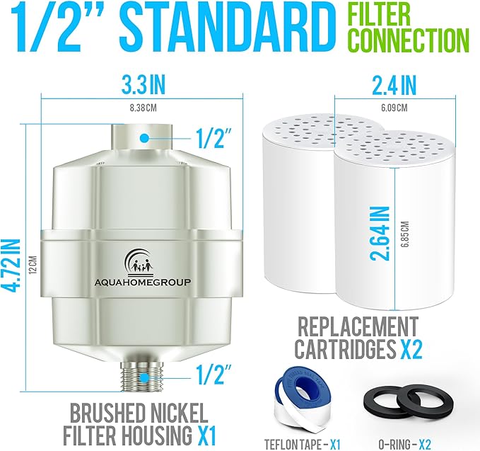 AquaHomeGroup 20 Stage Shower Filter - Image 5