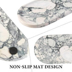 Koville Natural Marble Tray for Bathroom Countertop, Marble Vanity Trays for - Image 3