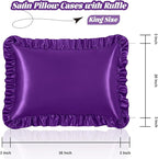Homiest Ruffle Satin Pillowcase - Image 3
