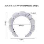 Spa Headbands for Washing Face Makeup Skin Care Women Bubble Facial Beauty - Image 2