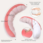 Peallow – Long Round Body Pillow - Image 3