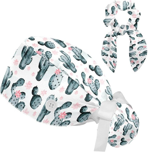 Adjustable Brown Dachshund Dog Blue Surgical Scrub Cap by otnrnondcl