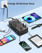 200W USB~c Charging Station, 40 Port USB~C Charger Block, Fast Charging Station - Image 3