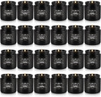 YOROXRG Scented Candles Gifts Set 24 Pack Soy Wax Travel Tin Jar Candles by YOROXRG
