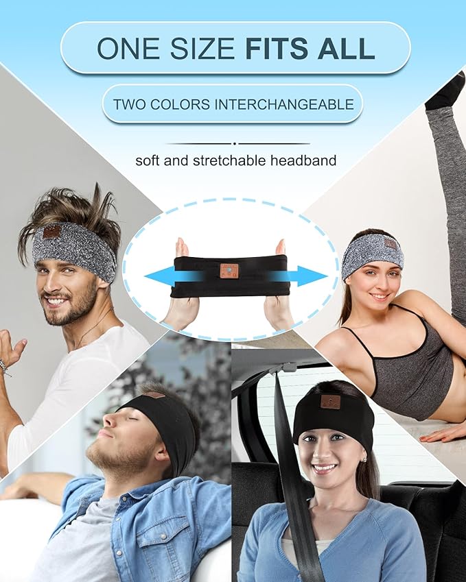 2-Pack Sleeping Headphones, Ultra-Thin HD Stereo Speaker, Air Travel, Meditation - Image 5