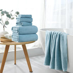 8 Piece Bath Towel Set |2 Oversized Large Bath Sheet, 2 Hand Towels, 4 - Image 7