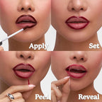 Sacheu Lip Liner STAY-N Peel Off Lip Stain — Long Lasting Waterproof Lip Tint - Image 6