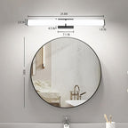 Bathroom Lighting Fixtures Over Mirror: ETL Certified 24 Inch Black Modern LED - Image 7