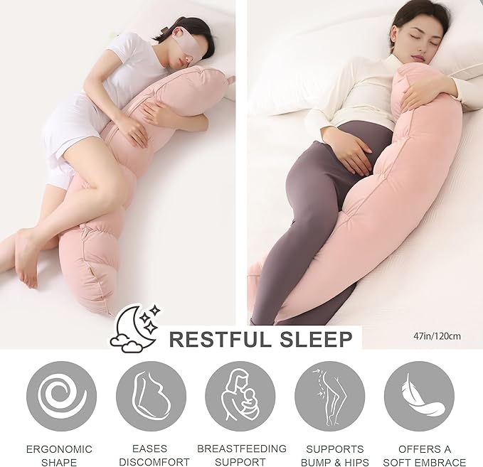 Peallow – Long Round Body Pillow - Image 5