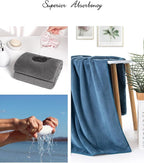 Lumimi 4 Pack Microfiber Bath Towel Set, Ultra Absorbent Quick Dry 29" L x 13" W - Image 6
