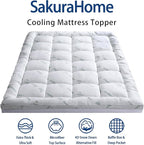Mattress Topper Twin Size, Cooling Extra Thick Breathable Viscose Made from - Image 2