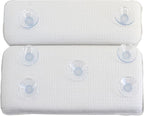 Splash Home Sooth Double Chamber Vinyl Spa Pillow, Machine Washable, 14.6" x - Image 2