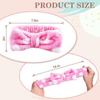 9 Pcs Spa Headband for Washing Face, Skincare Headband, Microfiber Makeup - Image 2