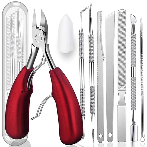 10PCS Toenail Clippers Tool, Ingrown toenail Tool, Professional Thick & Ingrown by EODIEBN