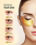 Maskiss 24k Gold Under Eye Patches, Eye Mask, Collagen Skin Care Products - Image 2