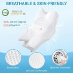 Elviros Cervical Memory Foam Pillow, 2 Pack Pillows - Image 3