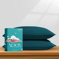 XOOX Linen 100% Egyptian Cotton Queen Pillow Cases Set of 2 by XOOXLinen