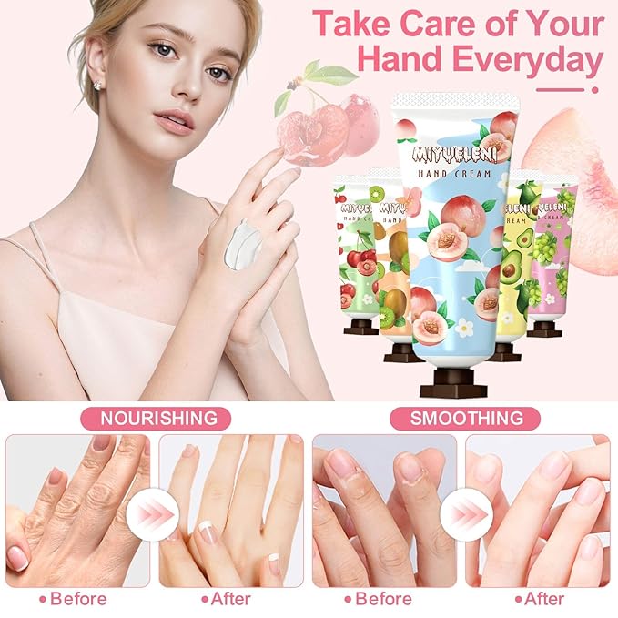 20 Pack Hand Cream Gift Set, Mothers Day Gifts, Moisturizing Hand Lotion - Image 5
