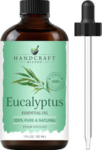 Handcraft Blends Eucalyptus Essential Oil – 1 Fl Oz – 100% Pure and Natural – by HandcraftBlends