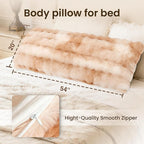 ZonLi Fluffy Body Pillow for Adults, Fuzzy Faux Fur Body Pillow - Image 2