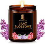 Lilac Blossom Scented Candles, Lilac Blossom Candle, Aromatherapy Candle Gifts by DLDREAMYDEWLA
