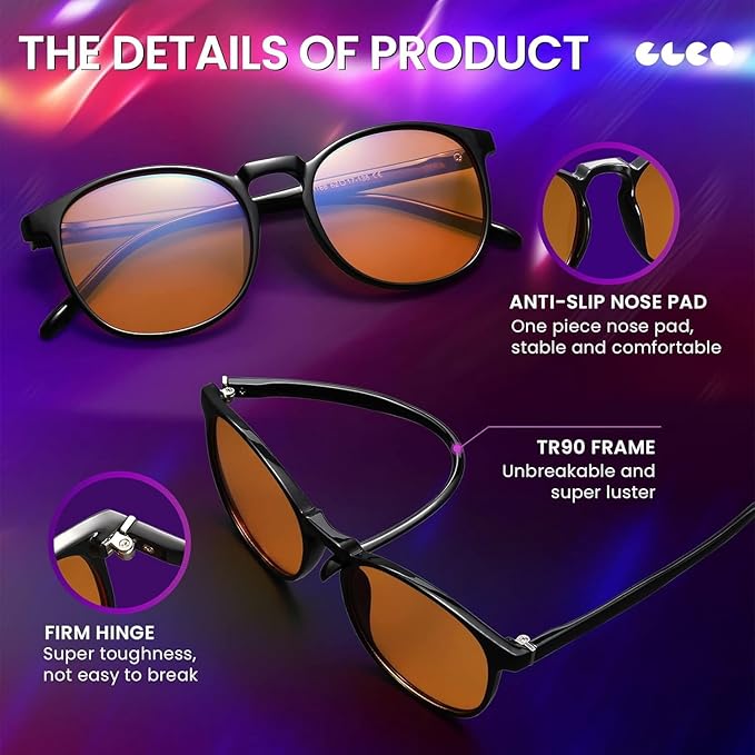 IBOANN Chic & Comfy Blue Light Glasses - Image 6