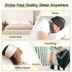 2pcs 100% Handmade Bamboo Sleeping Eye Mask - Image 7