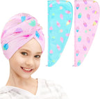 FIOBEE Microfiber Hair Towel Wrap by FIOBEE