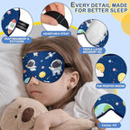 Kids Silk Sleep Mask: 100% Mulberry Silk Eye Mask - Image 3