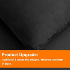 TAIMIT Dark Grey Twin Size Comforter Set - Image 5
