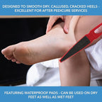 ForPro Professional Collection Pedicure Paddle Foot File, Double-Sided Foot File - Image 6
