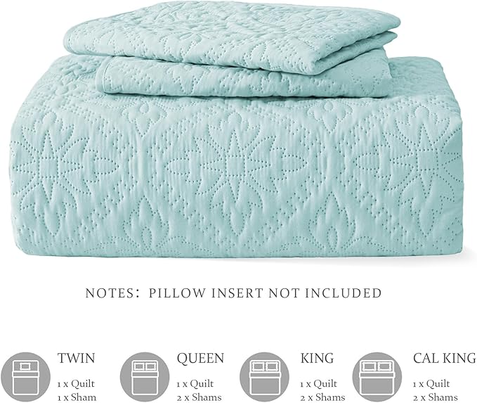 Exclusivo Mezcla Twin Quilt Bedding Set, Lightweight Soft Bedspreads Coverlets - Image 6