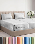 Extra Deep Split King Sheet Set by CGKUnlimited