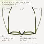 miyya Blue Light Glasses for Women & Men – Oversized UV & Blue Light Blocker - Image 5