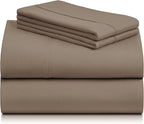 LuxClub 4 PC Queen Sheet Set, Breathable Luxury Bed Sheets, Deep Pockets 18" - Image 8