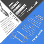 Manicure Set 30 in 1 Fingernail Clipper Set, Manicure Kit, Pedicure Kit - Image 6