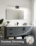 VOLISUN Bathroom Vanity Light 39.4 inch, 5CCT Dimmable, 34W LED Bathroom Light - Image 4