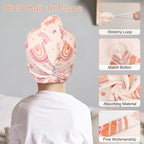 Basumee Microfiber Hair Towel Wrap - Image 3