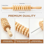 Wooden Cellulite Massage Roller - Image 2