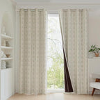 100% Boho Blackout Curtains 84 Inches Long - Image 2