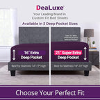 California King Fitted Sheet Deep Pocket – Cal King Fitted Sheet Only – 21” Cal - Image 2