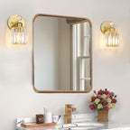 1-Light Gold Bathroom Light Fixtures, Modern Bathroom Vanity Lights Fixture - Image 5