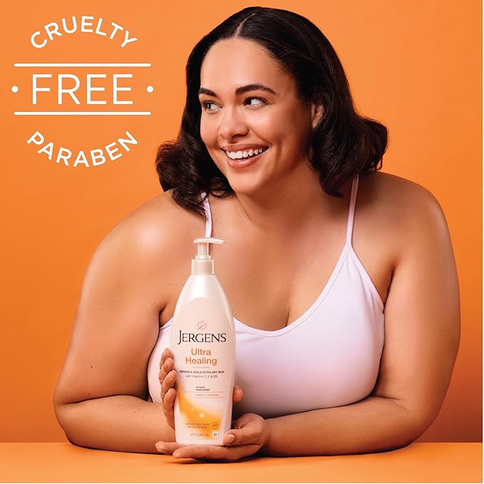 Jergens Ultra Healing Dry Skin Moisturizer, Travel Size Body and Hand Lotion - Image 4