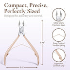 Professional Cuticle Cutter & Pusher Trimmer Manicure Tools - Image 3