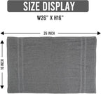 24 Pack Dark Grey Hand Towels 100% Cotton Spa Towel – 16x27 inches Highly - Image 6